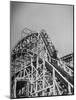 Thrill Seekers at the Top of the Cyclone Roller Coaster at Coney Island Amusement Park-Marie Hansen-Mounted Photographic Print