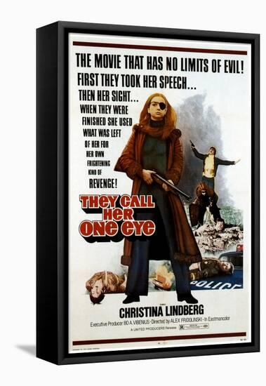 Thriller: A Cruel Picture, Christina Lindberg, 1974-null-Framed Stretched Canvas