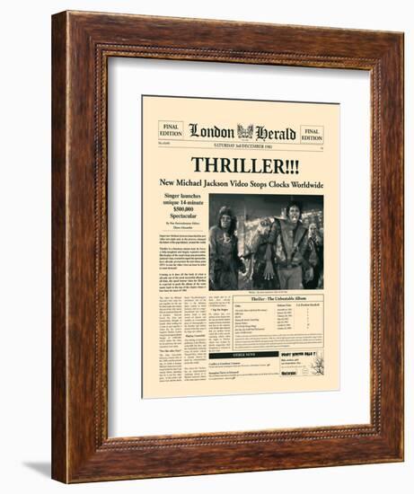 Thriller!!!-The Vintage Collection-Framed Art Print