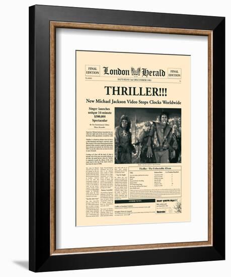 Thriller!!!-The Vintage Collection-Framed Art Print