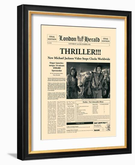 Thriller!!!-The Vintage Collection-Framed Art Print