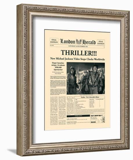 Thriller!!!-The Vintage Collection-Framed Premium Giclee Print