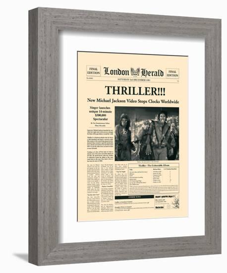 Thriller!!!-The Vintage Collection-Framed Premium Giclee Print