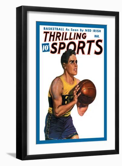 Thrilling Sports: Basketball-null-Framed Art Print