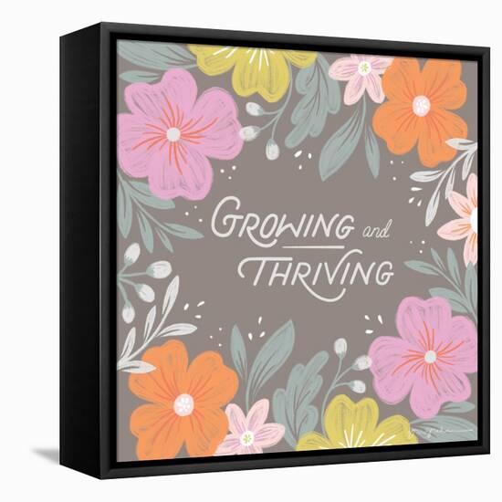 Thriving I-Gia Graham-Framed Stretched Canvas