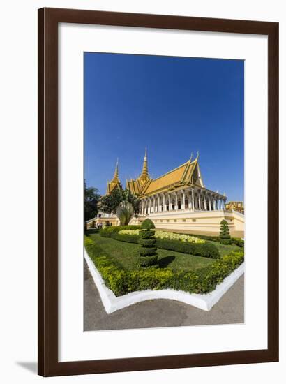 Throne Hall, Royal Palace, in the Capital City of Phnom Penh, Cambodia, Indochina-Michael Nolan-Framed Photographic Print