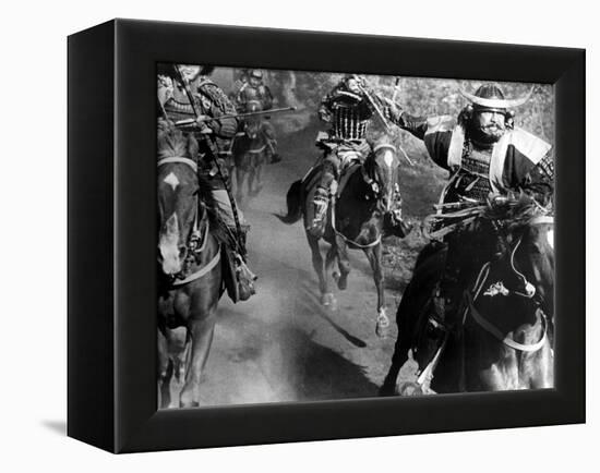 Throne Of Blood, (AKA Kumonosu Jo), Toshiro Mifune, 1957-null-Framed Stretched Canvas