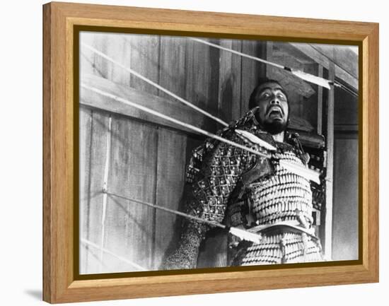 Throne of Blood (aka Kumonosu Jo), Toshiro Mifune, 1957-null-Framed Stretched Canvas