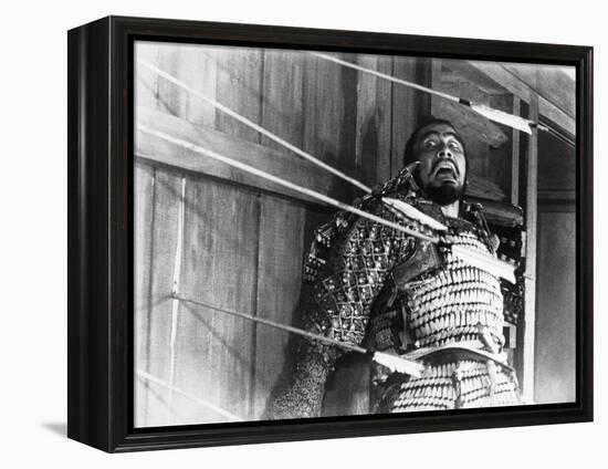 Throne of Blood (aka Kumonosu Jo), Toshiro Mifune, 1957-null-Framed Stretched Canvas