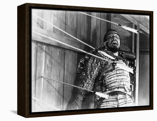 Throne of Blood (aka Kumonosu Jo), Toshiro Mifune, 1957-null-Framed Stretched Canvas