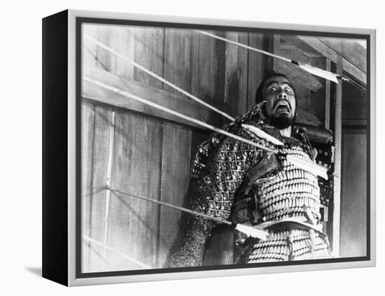 Throne of Blood (aka Kumonosu Jo), Toshiro Mifune, 1957-null-Framed Stretched Canvas