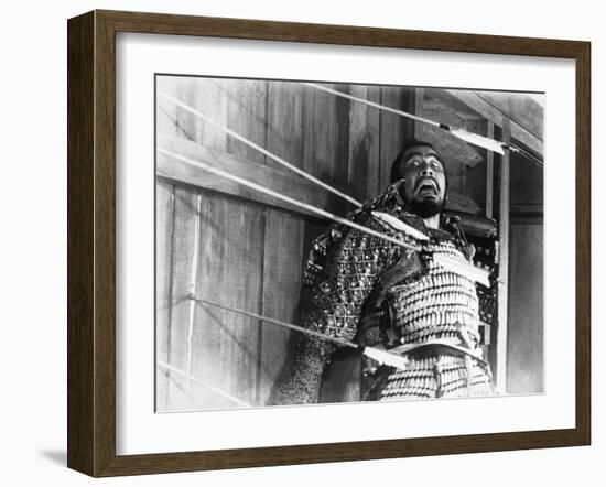 Throne of Blood (aka Kumonosu Jo), Toshiro Mifune, 1957-null-Framed Photo