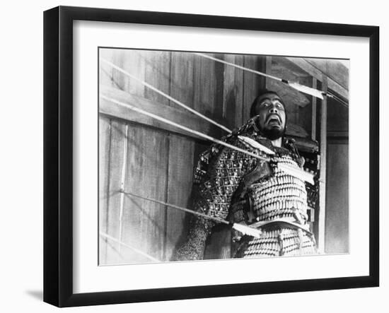 Throne of Blood (aka Kumonosu Jo), Toshiro Mifune, 1957-null-Framed Photo