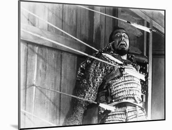 Throne of Blood (aka Kumonosu Jo), Toshiro Mifune, 1957-null-Mounted Photo