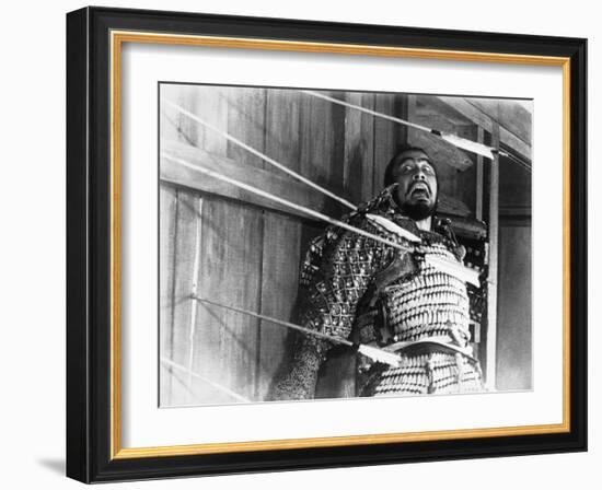 Throne of Blood (aka Kumonosu Jo), Toshiro Mifune, 1957-null-Framed Photo