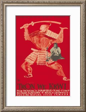 Throne Of Blood Aka Tron We Krwi Isuzu Yamada Polish Poster