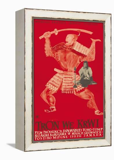 Throne of Blood (aka Tron we Krwi), Isuzu Yamada, Polish poster art, 1957-null-Framed Stretched Canvas