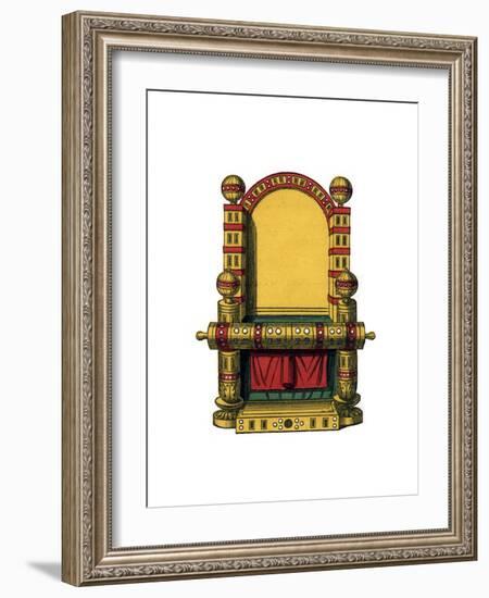 Throne of State, 9th Century-Henry Shaw-Framed Giclee Print