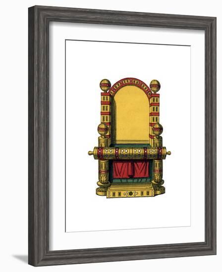 Throne of State, 9th Century-Henry Shaw-Framed Giclee Print