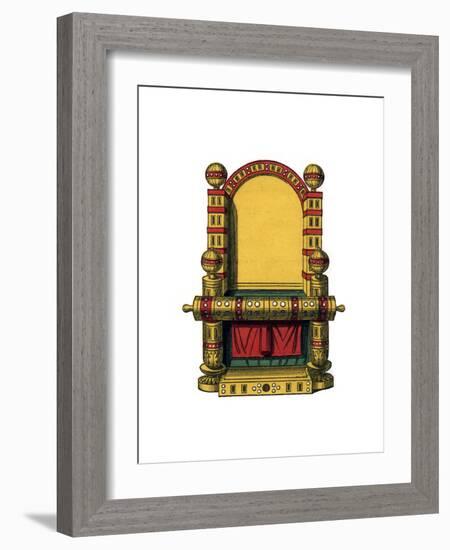 Throne of State, 9th Century-Henry Shaw-Framed Giclee Print