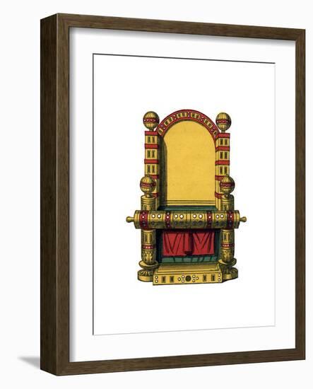 Throne of State, 9th Century-Henry Shaw-Framed Giclee Print