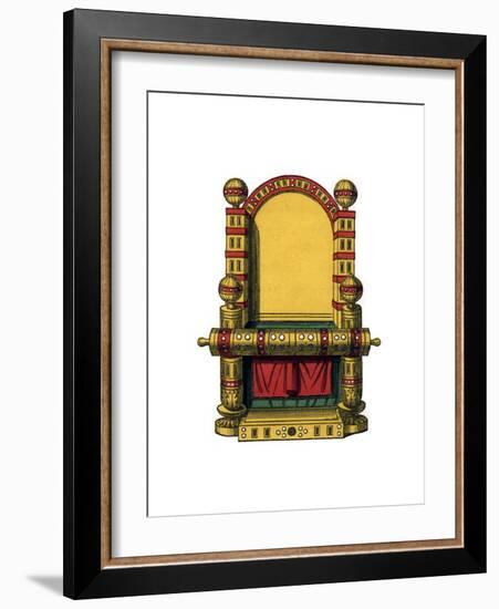 Throne of State, 9th Century-Henry Shaw-Framed Giclee Print