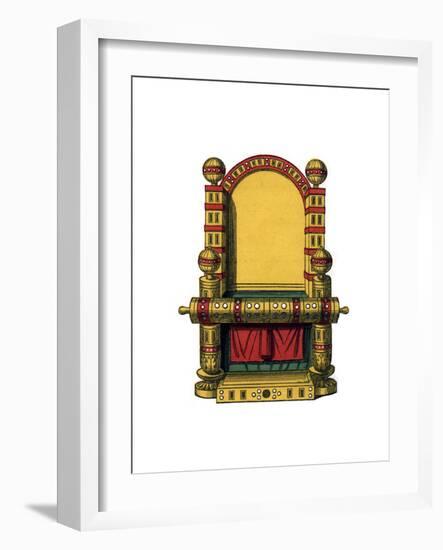 Throne of State, 9th Century-Henry Shaw-Framed Giclee Print