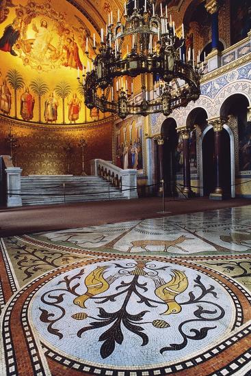 Throne Room In Neuschwanstein Castle Giclee Print By Art Com