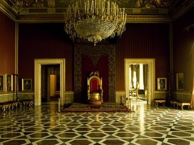 Throne Room Interior Of Royal Palace Of Naples Photographic Print By Art Com