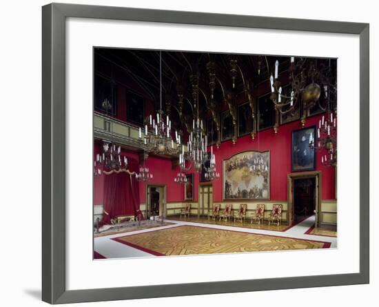 Throne Room, Miramare Castle, Trieste, Friuli-Venezia Giulia, Italy-null-Framed Giclee Print