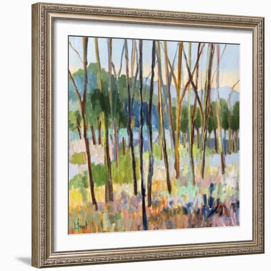 Through Colorful Trees-Libby Smart-Framed Art Print