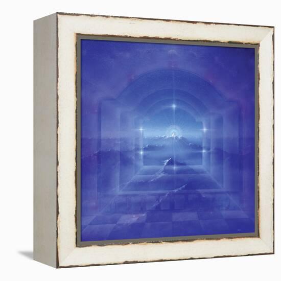 Through Crystal Worlds-Simon Cook-Framed Premier Image Canvas