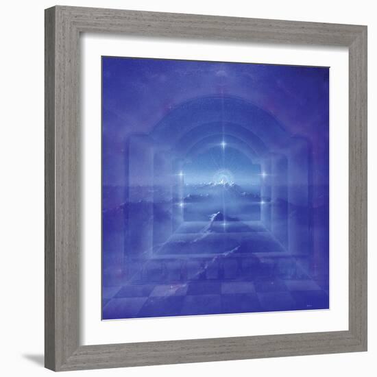 Through Crystal Worlds-Simon Cook-Framed Giclee Print