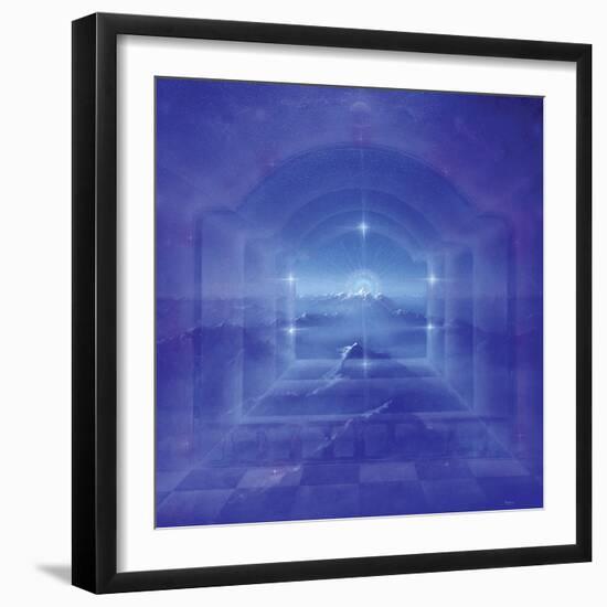 Through Crystal Worlds-Simon Cook-Framed Giclee Print