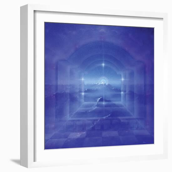 Through Crystal Worlds-Simon Cook-Framed Giclee Print