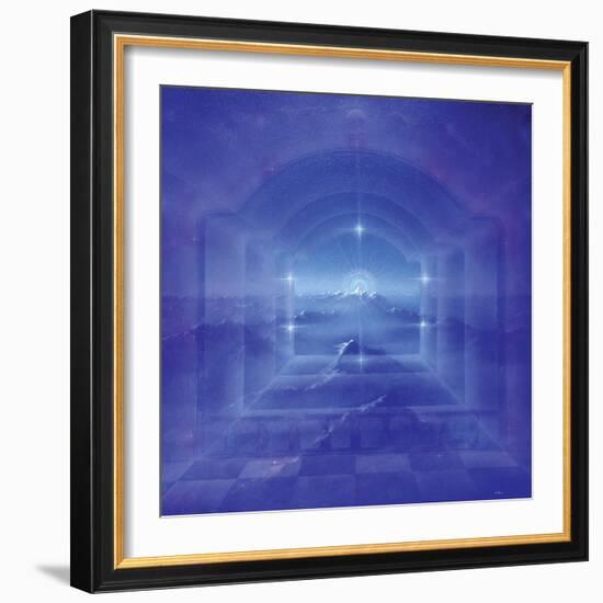 Through Crystal Worlds-Simon Cook-Framed Giclee Print