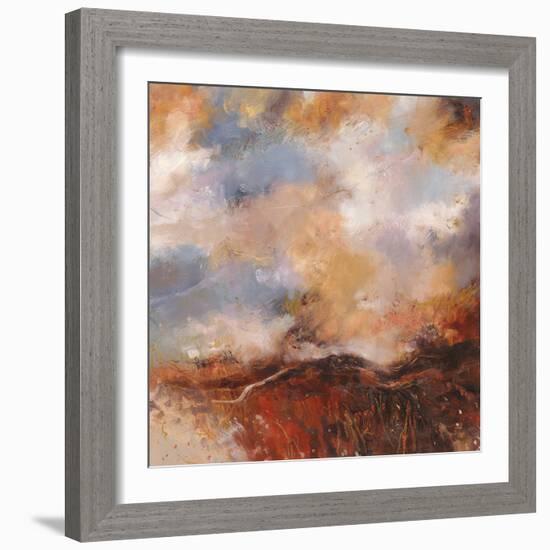 Through Golden Grasses to The Hills Again-Andy Waite-Framed Giclee Print