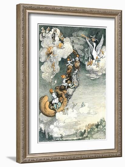 Through Nursery Land - Child Life-William Mark Young-Framed Giclee Print