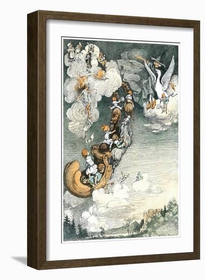 Through Nursery Land - Child Life-William Mark Young-Framed Giclee Print