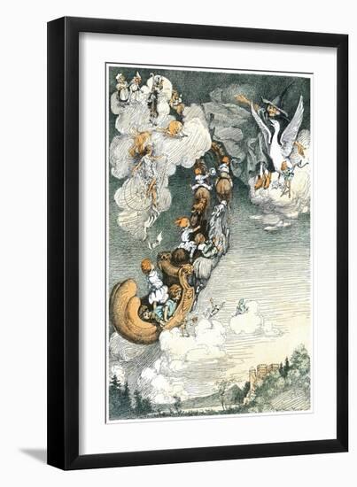 Through Nursery Land - Child Life-William Mark Young-Framed Giclee Print