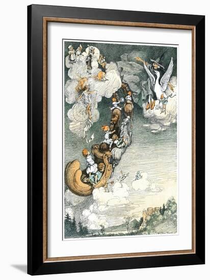 Through Nursery Land - Child Life-William Mark Young-Framed Giclee Print