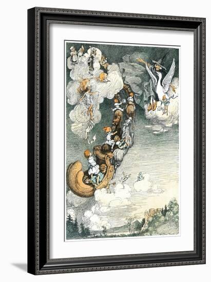 Through Nursery Land - Child Life-William Mark Young-Framed Giclee Print