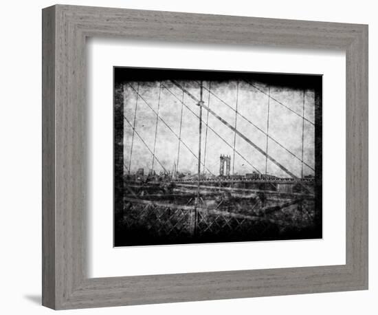 Through Roebling's Grid-Evan Morris Cohen-Framed Photographic Print