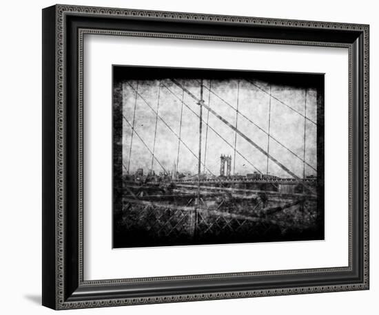 Through Roebling's Grid-Evan Morris Cohen-Framed Photographic Print