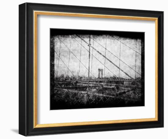 Through Roebling's Grid-Evan Morris Cohen-Framed Photographic Print