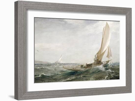 Through Sea and Air, 1910-Charles Napier Hemy-Framed Giclee Print