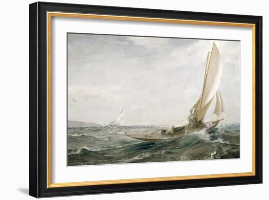 Through Sea and Air, 1910-Charles Napier Hemy-Framed Giclee Print