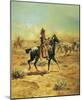 Through the Alkali-Charles Marion Russell-Mounted Art Print