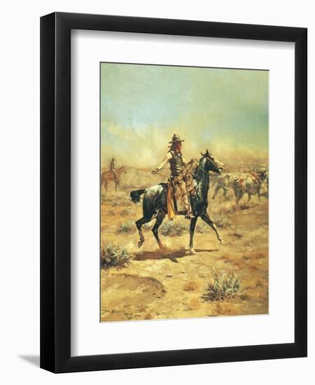 Through the Alkali-Charles Marion Russell-Framed Art Print