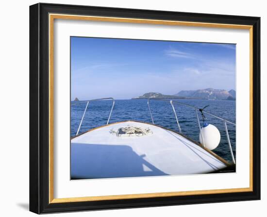 Through the Bocche Di Vulcano, Facing the Crater on Vulcano, Aeolian Islands, Island of Sicily-Kim Hart-Framed Photographic Print